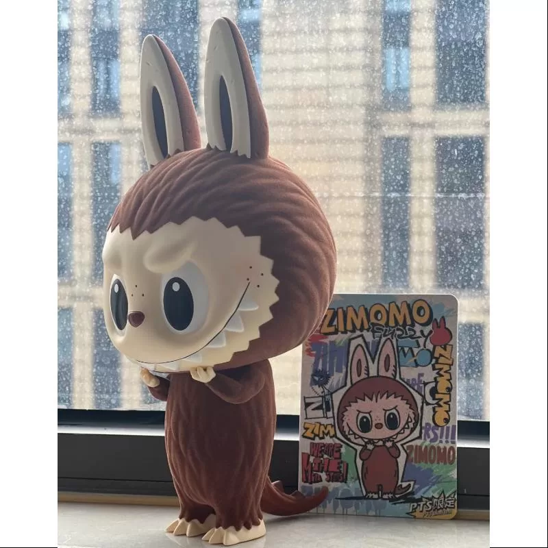 Labubu Los Monstruos Zimomo Fuzzy Brown PTS LIMITADO Labubu Los Monstruos Zimomo Fuzzy Brown PTS LIMITADO
