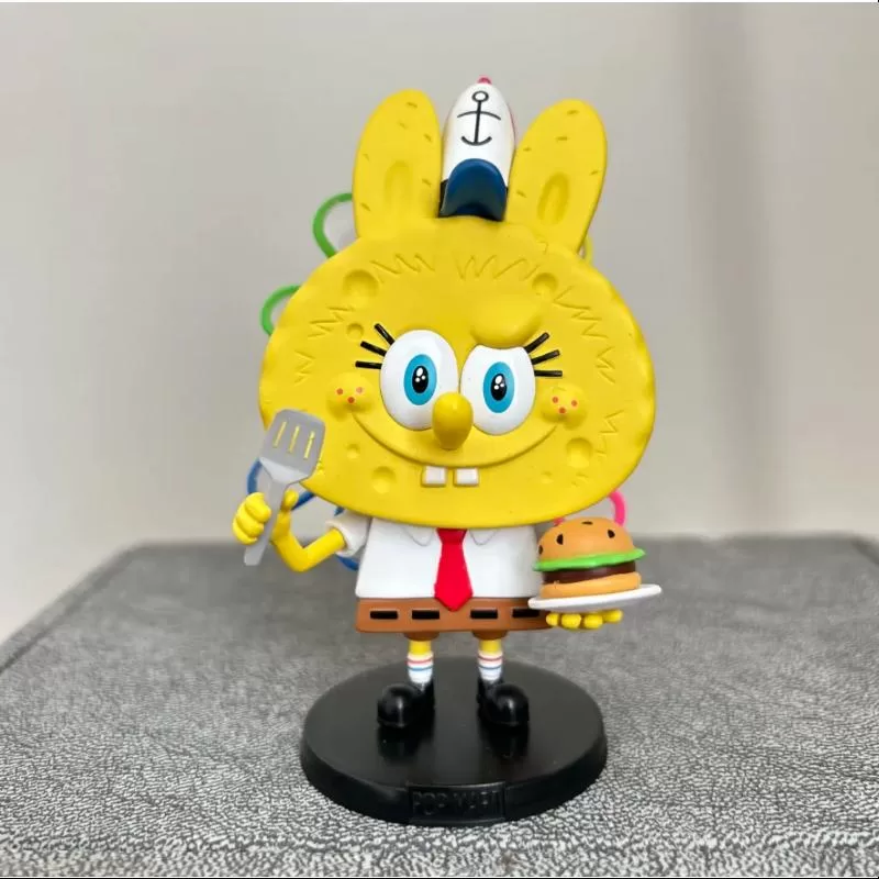 Labubu Los Monstruos x Bob Esponja Serie Chef Campeón Labubu Los Monstruos x Bob Esponja Serie Chef Campeón