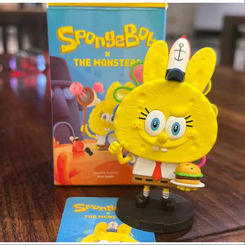 Labubu Los Monstruos x Bob Esponja Serie Chef Campeón