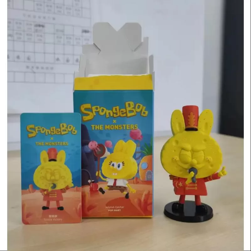 Labubu Los Monstruos x Bob Esponja Serie Dulce Victoria Labubu Los Monstruos x Bob Esponja Serie Dulce Victoria