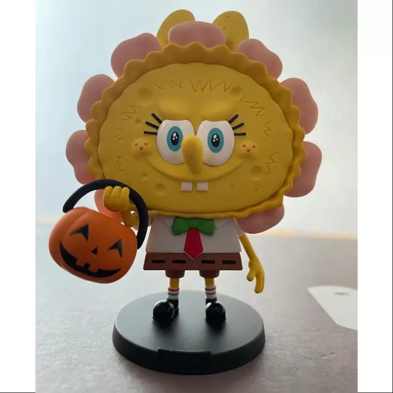 Labubu Los Monstruos x Bob Esponja Serie La Calabaza