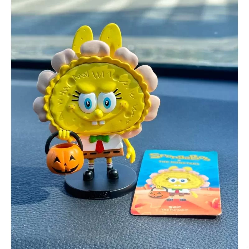 Labubu Los Monstruos x Bob Esponja Serie La Calabaza