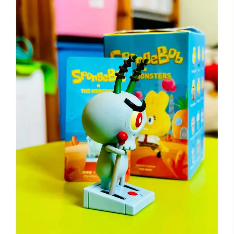 Labubu Los Monstruos x Bob Esponja Serie Plankton X Tycoco