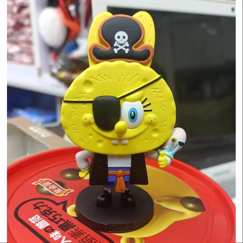 Labubu Los Monstruos x Bob Esponja Serie Secreto El Pirata