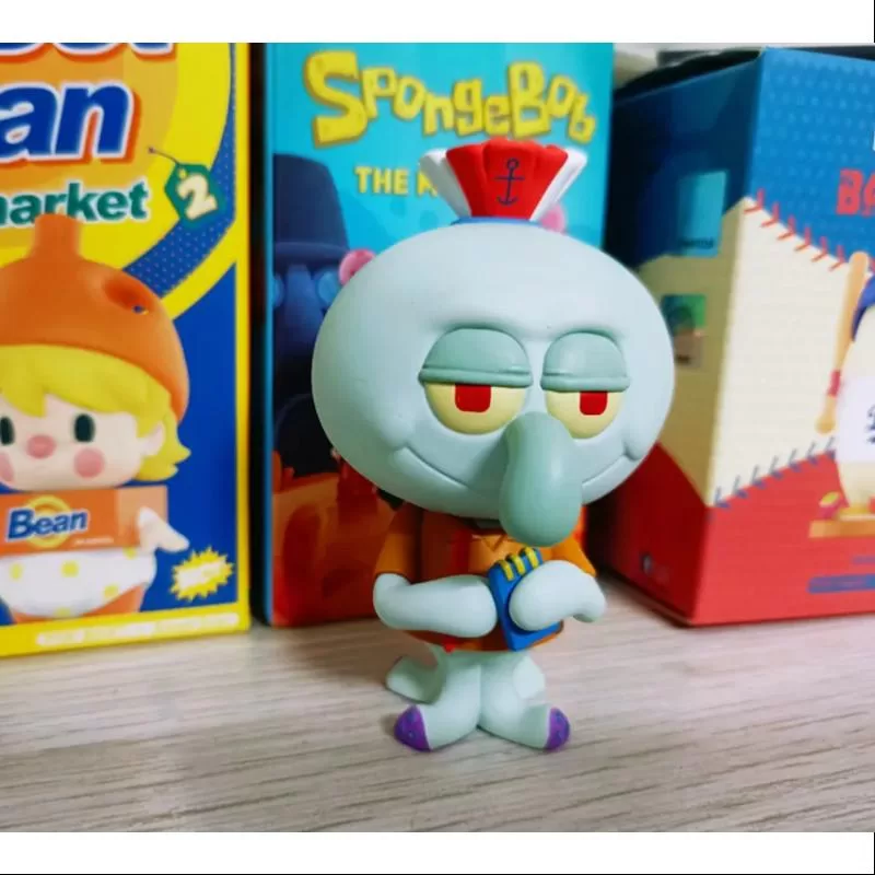 Labubu Los Monstruos x Serie Bob Esponja Calamardo X Spooky