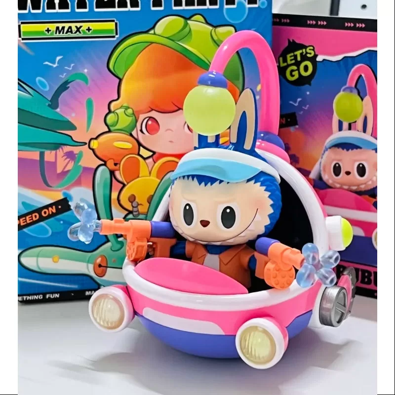 Labubu Pop Mart PopCar Serie de fiestas acuáticas Labubu