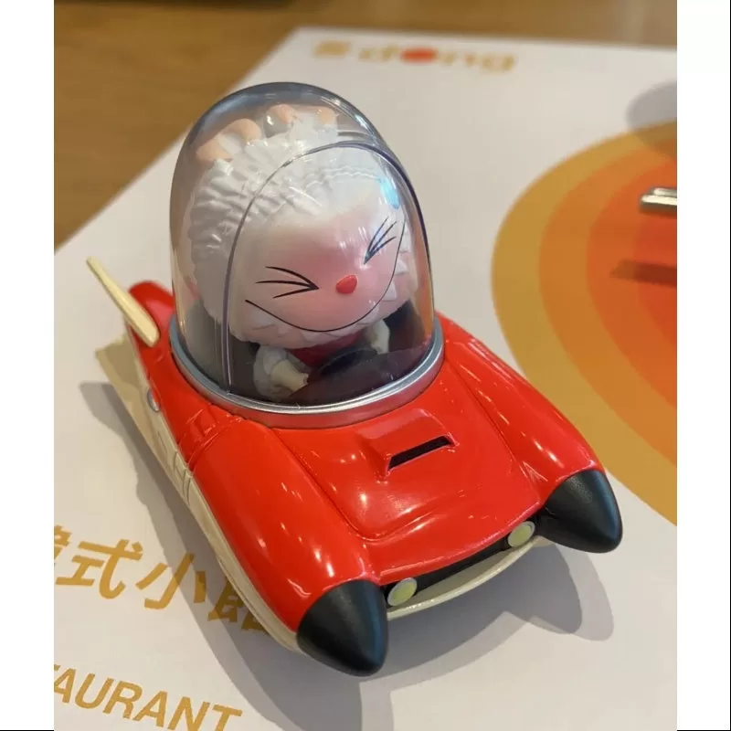 Labubu Pop Mart PopCar Super Track Series Labubu COCHE DE LA ERA ESPACIAL