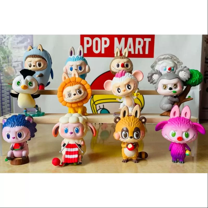Labubu The Monsters Animals Series Conjunto completo abierto