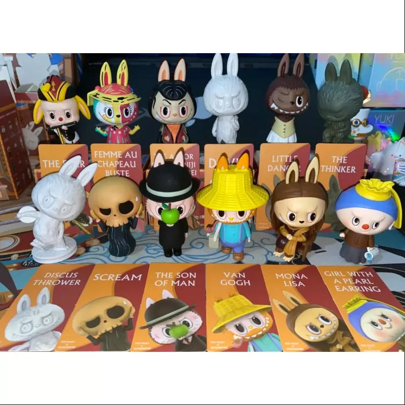 Labubu The Monsters Art Series Conjunto completo abierto