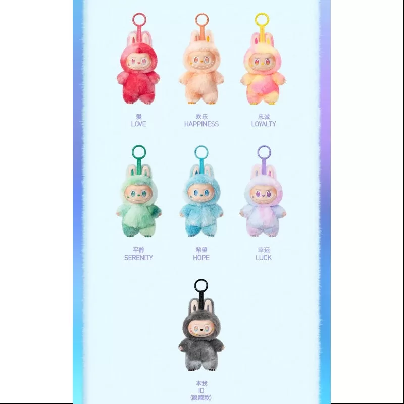 Labubu The Monsters Big into Energy Series – Colgante de peluche de vinilo, conjunto completo, nuevo con plástico