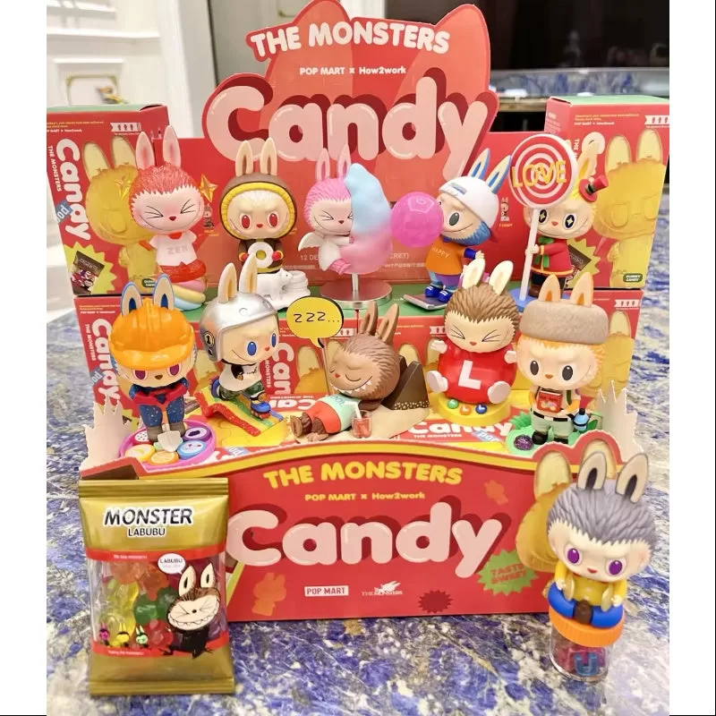 Labubu The Monsters Candy Series Conjunto completo abierto