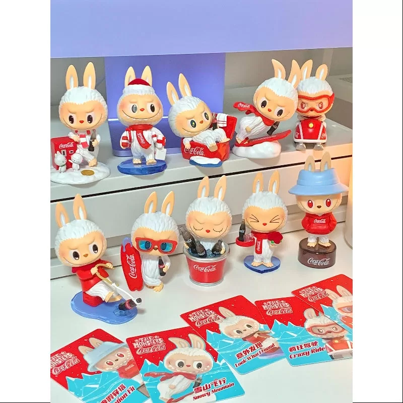 Labubu The Monsters Coca Cola Series Conjunto completo abierto