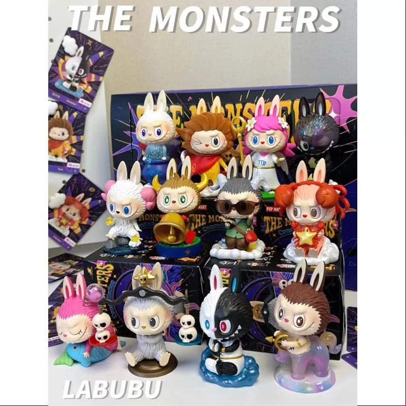 Labubu The Monsters Constellation Series Conjunto completo abierto