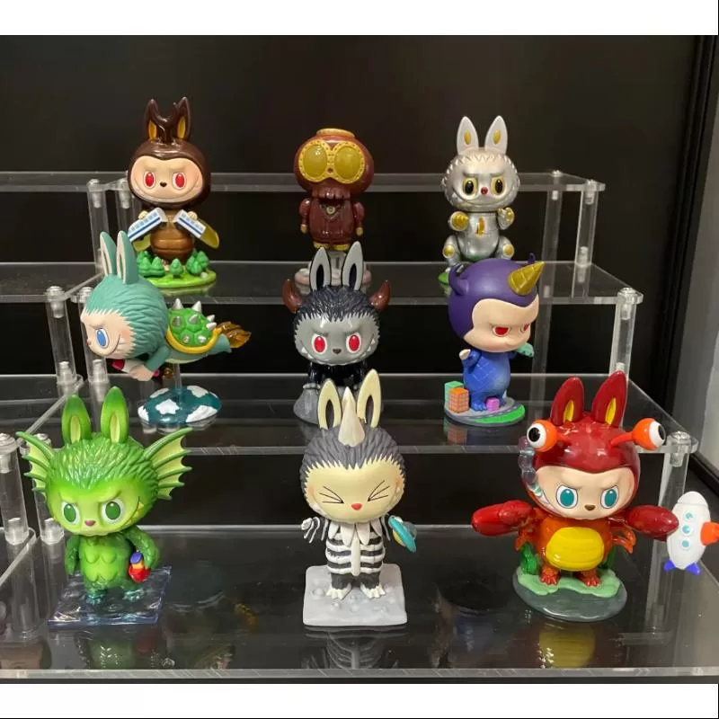 Labubu The Monsters Kaiju Series Conjunto completo abierto