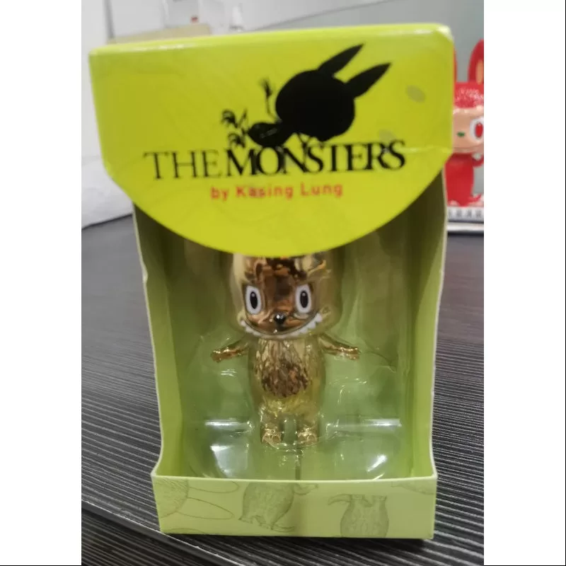 Labubu The Monsters Mini Labubu Goud HOW2WORK 20º Aniversario LIMITADO Labubu The Monsters Mini Labubu Goud HOW2WORK 20º Aniversario LIMITADO