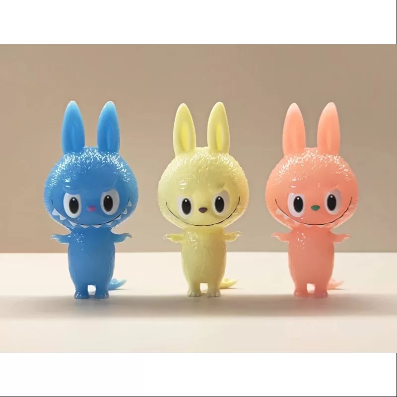 Labubu The Monsters Mini Zimomo Cone u0026 Axis u0026 Norm 2020 STS Set LIMITADO (Brilla en la oscuridad)