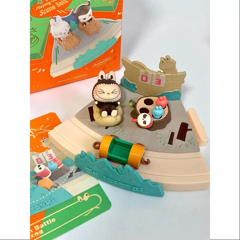 Labubu The Monsters Playing Games Series Divertida Batalla