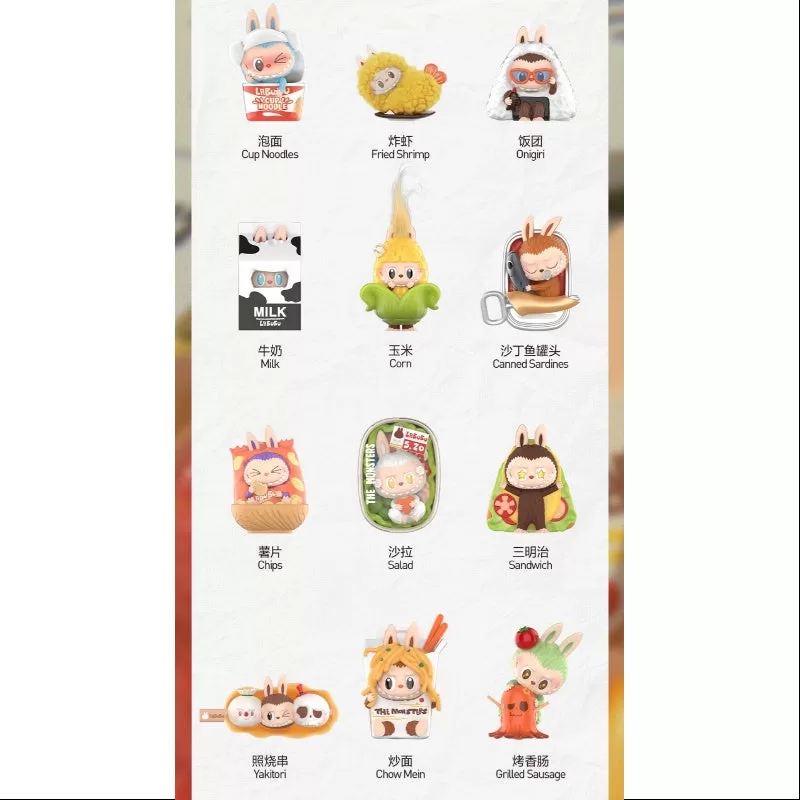 Labubu The Monsters Wacky Mart Series Conjunto completo abierto