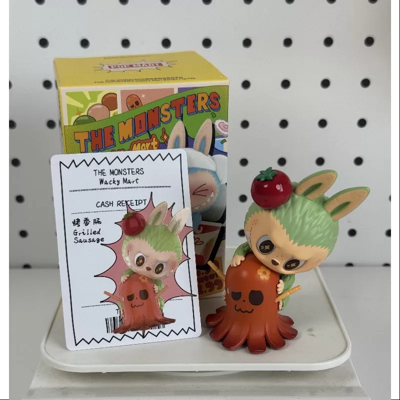 Labubu The Monsters Wacky Mart Series Salchicha a la parrilla