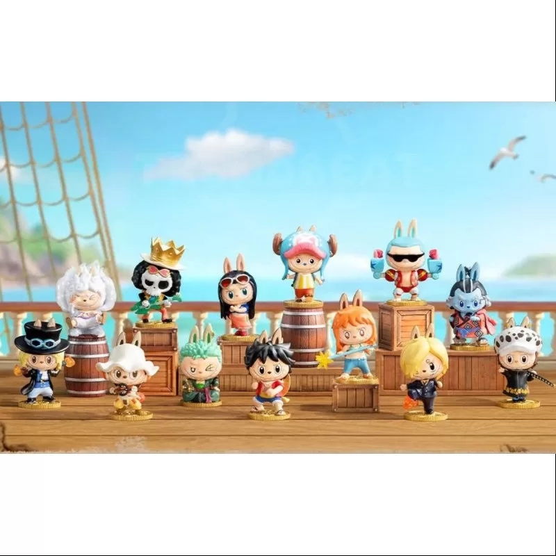 Labubu The Monsters X One Piece Series Conjunto completo nuevo con plástico