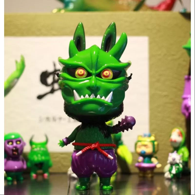 Labubu The Monsters X Oni Ninja Green 2019 LIMITADO