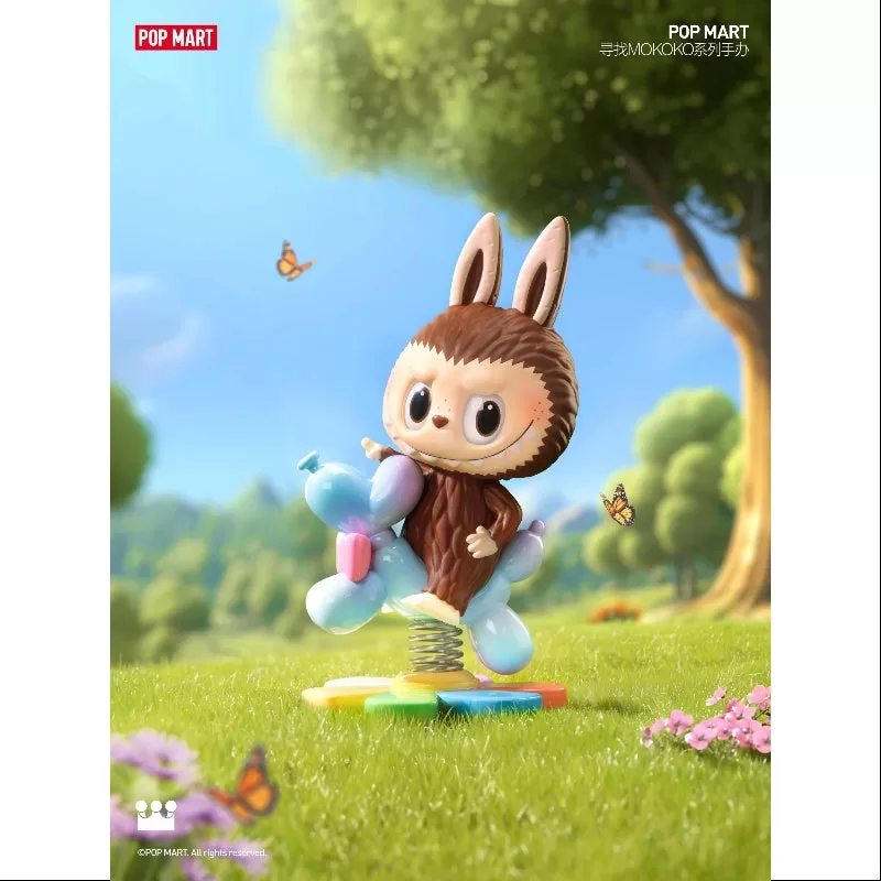 Labubu encuentra la serie Mokoko allí