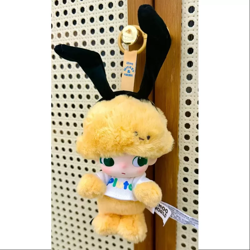 Llavero de peluche de vinilo de la serie DIMOO x Disney La casa de Pluto