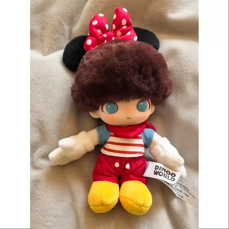 Llavero de peluche de vinilo de la serie DIMOO x Disney con el globo de Minnie