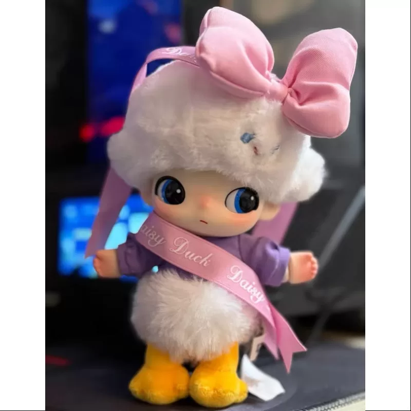Llavero de peluche de vinilo de la serie DIMOO x Disney, regalo de Daisy