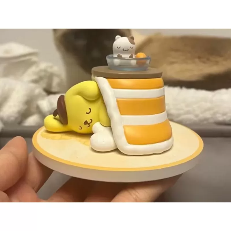 Los personajes de Sanrio se quedan dormidos, serie Secret Pompompurin