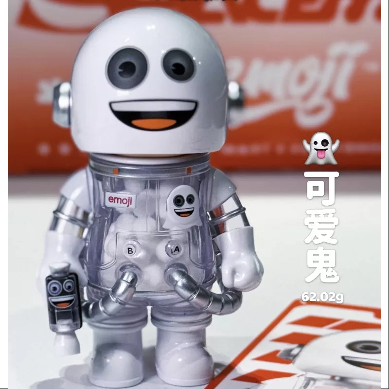 MEGA SPACE MOLLY 100% X emoji Serie PRECAUCIÓN EL FANTASMA ESTÁ AQUÍ