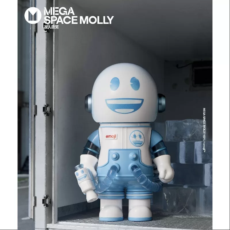 MEGA SPACE MOLLY 100% X emoji Serie SONRISA CONGELADA