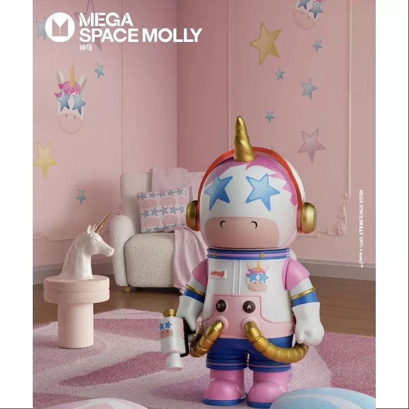 MEGA SPACE MOLLY 100% X emoji Serie UNICORNIO Secreto (1/108)