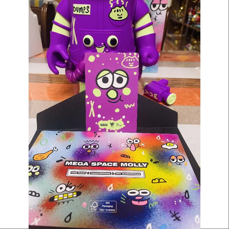 MEGA SPACE MOLLY 400% Jon Burgerman Serie Cadetes Espaciales DUMPS 2025 Edición Limitada MEGA SPACE MOLLY 400% Jon Burgerman Serie Cadetes Espaciales DUMPS 2025 Edición Limitada