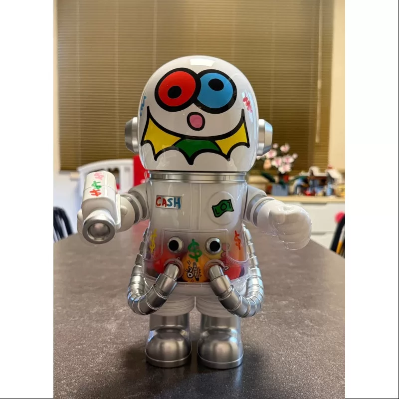 MEGA SPACE MOLLY 400% Jon Burgerman Serie Cadetes Espaciales EFECTIVO Secreto 2025 Edición Limitada