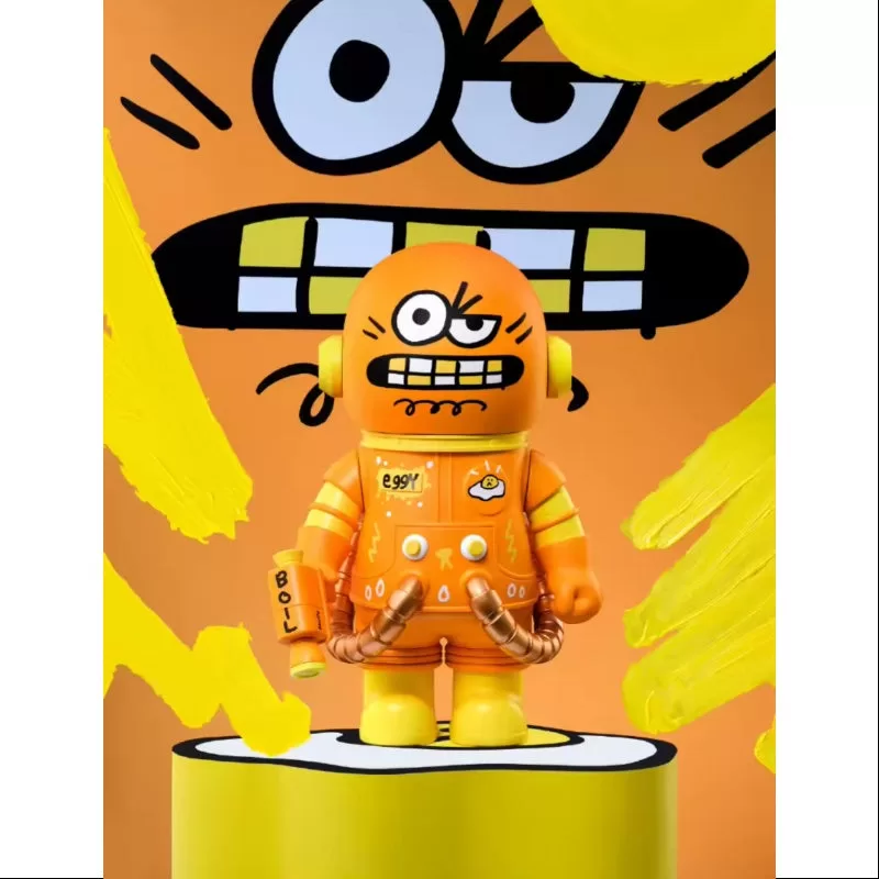 MEGA SPACE MOLLY 400% Jon Burgerman Serie Cadetes Espaciales EGGY 2025 Edición Limitada