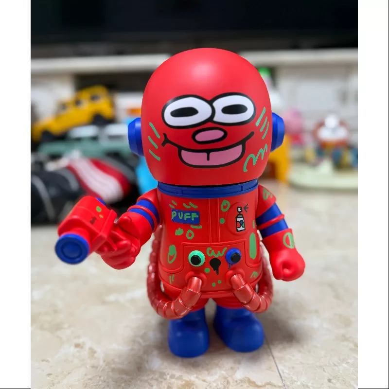 MEGA SPACE MOLLY 400% Jon Burgerman Serie Cadetes Espaciales PUFF 2025 Edición Limitada MEGA SPACE MOLLY 400% Jon Burgerman Serie Cadetes Espaciales PUFF 2025 Edición Limitada