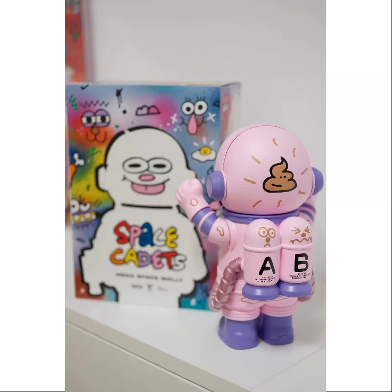 MEGA SPACE MOLLY 400% Jon Burgerman Serie Cadetes Espaciales PUPU 2025 Edición Limitada