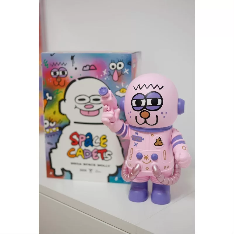 MEGA SPACE MOLLY 400% Jon Burgerman Serie Cadetes Espaciales PUPU 2025 Edición Limitada