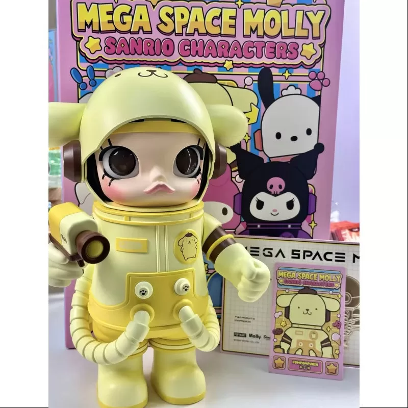 MEGA SPACE MOLLY 400% Personajes de Sanrio Serie Pompompurin 2024 LIMITADO MEGA SPACE MOLLY 400% Personajes de Sanrio Serie Pompompurin 2024 LIMITADO