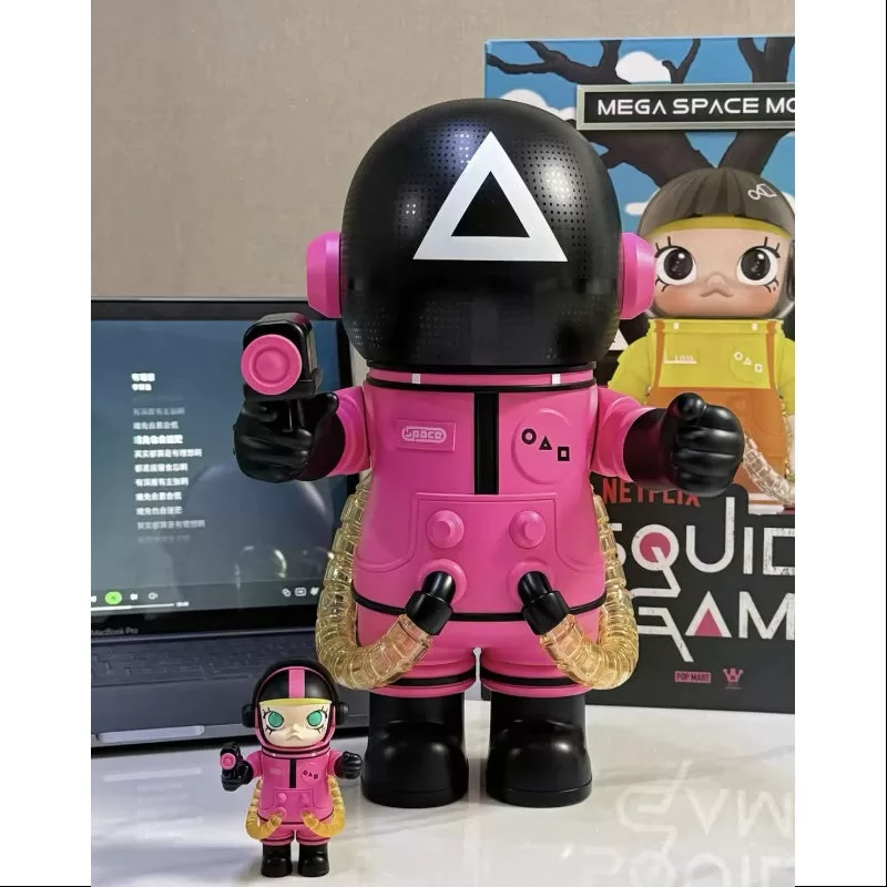 MEGA SPACE MOLLY 400%+100% Juego del Calamar Rosa 2024 Limitada