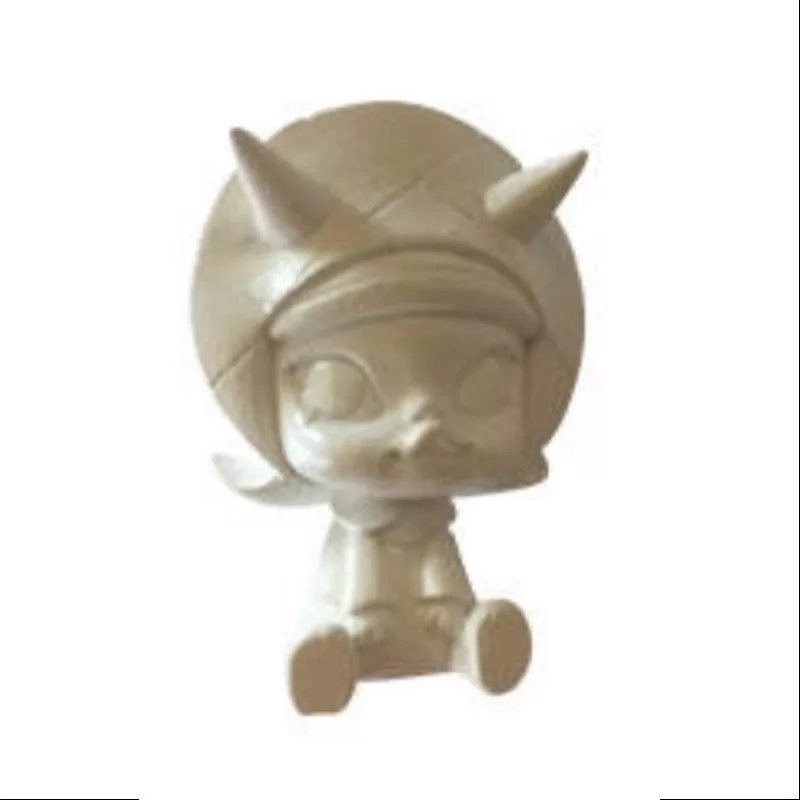 MOLLY Bebé Molly Serie 1 Pequeño Dinosaurio Secreto Blanco (1/144)