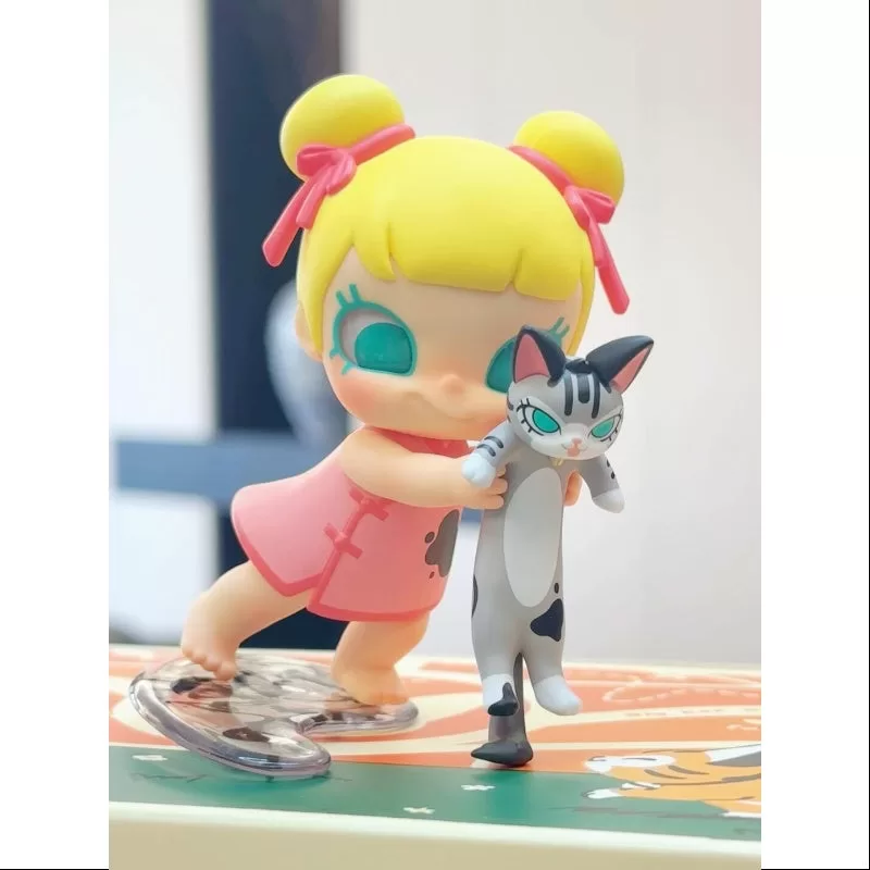 MOLLY Bebé Molly y Bebé Tabby Serie Conjunto Completo Abierto MOLLY Bebé Molly y Bebé Tabby Serie Conjunto Completo Abierto