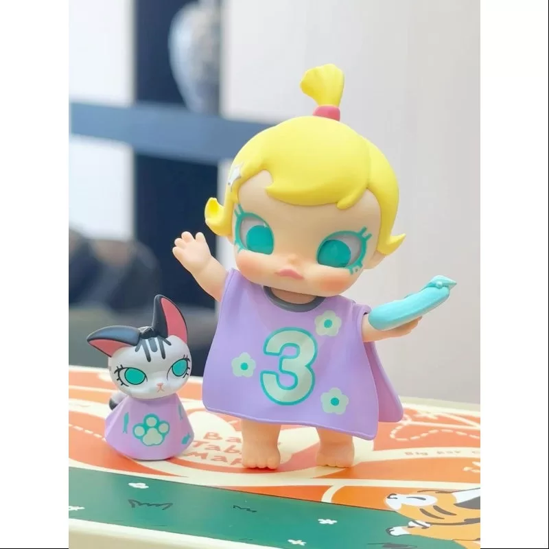 MOLLY Bebé Molly y Bebé Tabby Serie Conjunto Completo Abierto MOLLY Bebé Molly y Bebé Tabby Serie Conjunto Completo Abierto