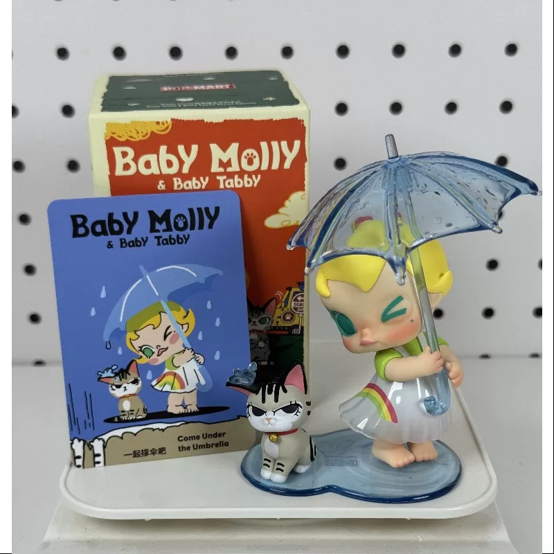 MOLLY Bebé Molly y Bebé Tabby Serie Ven bajo el paraguas MOLLY Bebé Molly y Bebé Tabby Serie Ven bajo el paraguas