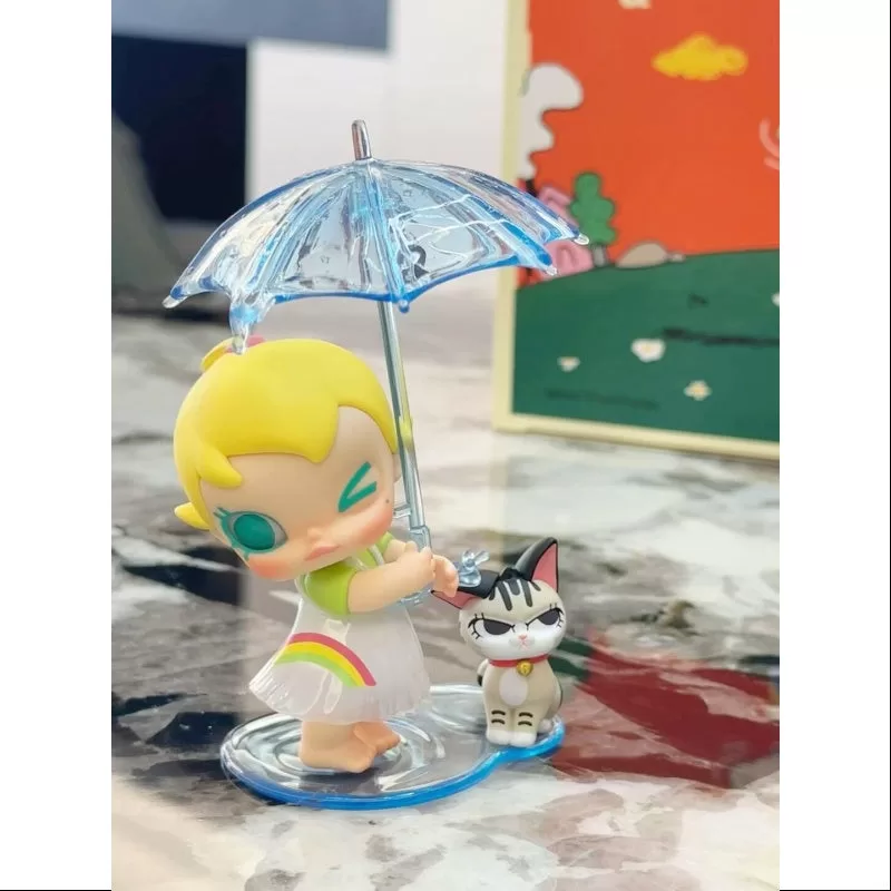 MOLLY Bebé Molly y Bebé Tabby Serie Ven bajo el paraguas