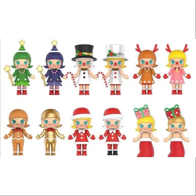 MOLLY Feliz Navidad 2016 Serie Conjunto Completo Abierto