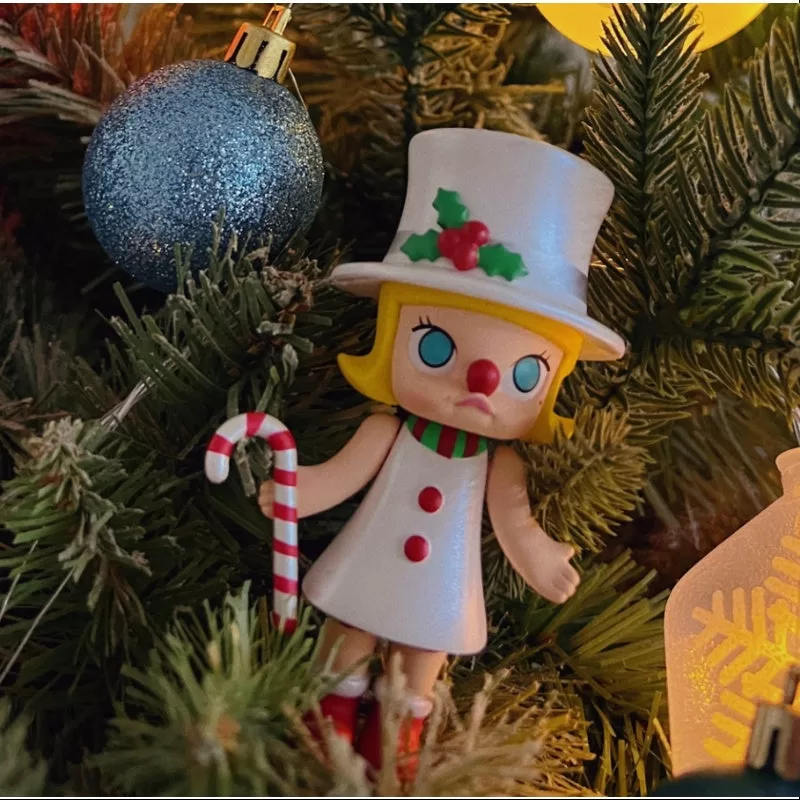 MOLLY Feliz Navidad 2016 Serie Muñeco de nieve blanco