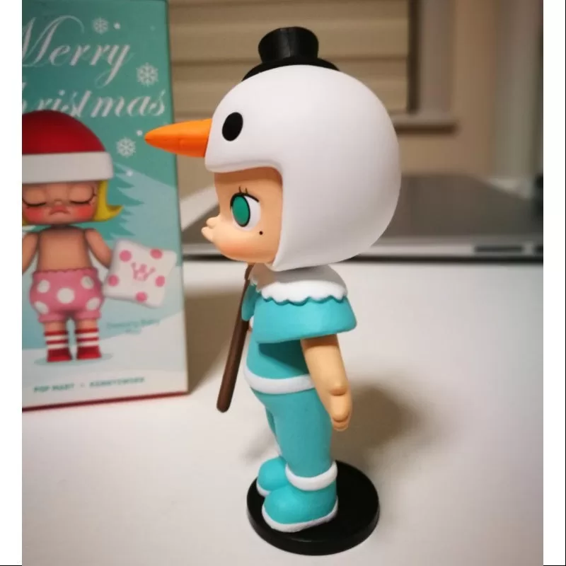 MOLLY Feliz Navidad 2017 Serie Muñeco de Nieve Azul