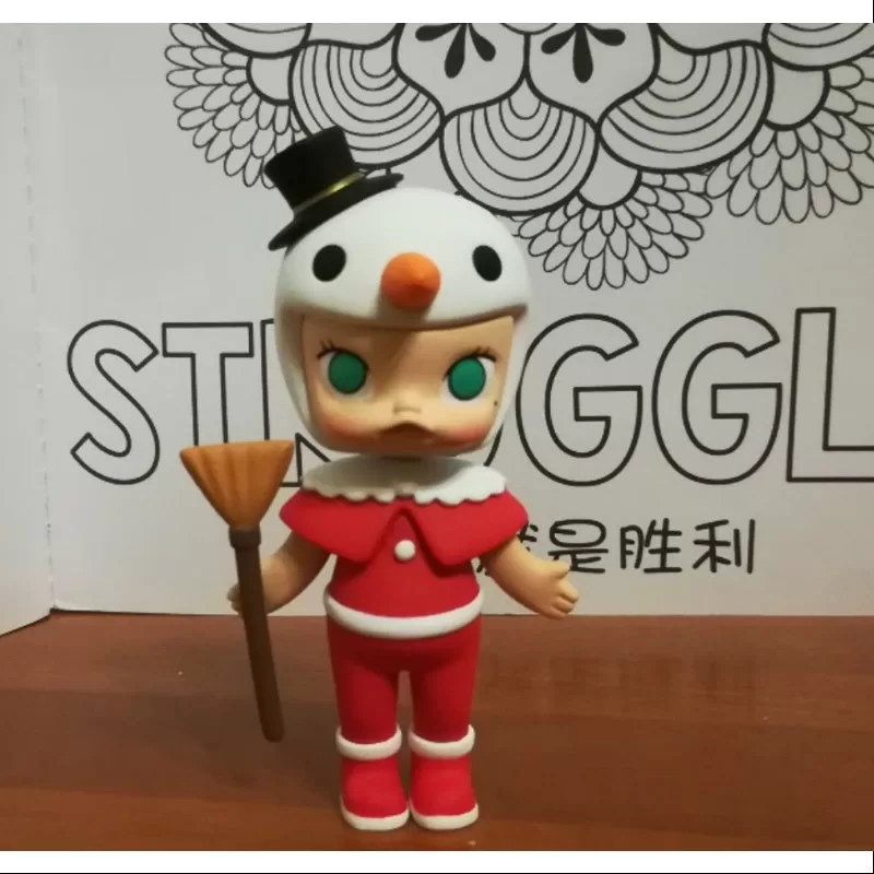 MOLLY Feliz Navidad 2017 Serie Muñeco de Nieve-Rojo